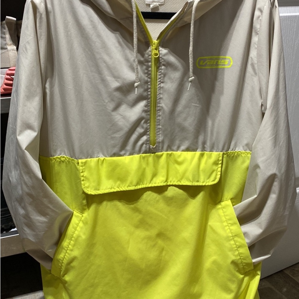 Vans Yellow and beige/white Hooded Jacket